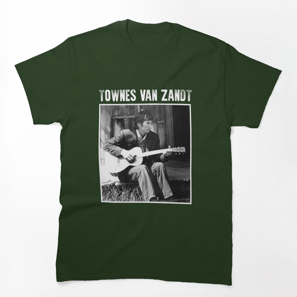 Townes Van Zandt TVZ Texas Troubadour Delta Momma 80s Shirt
