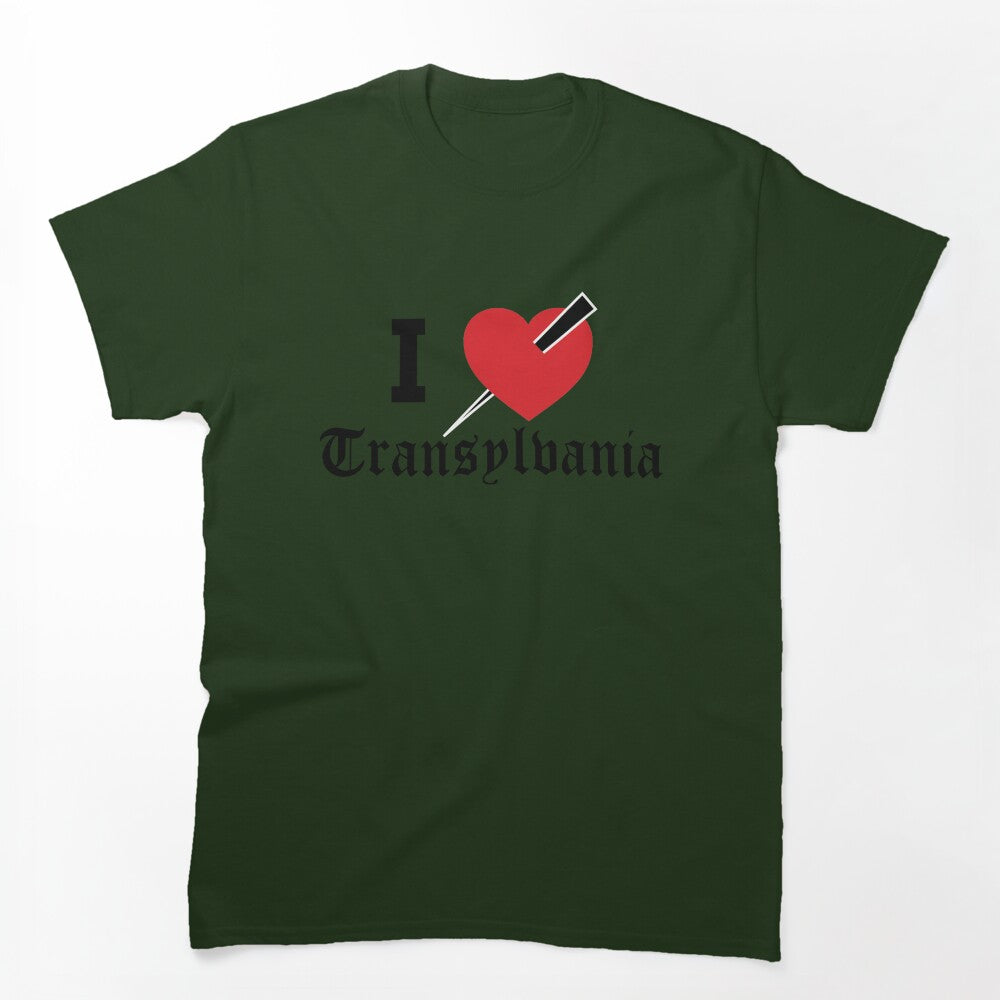 I Love Transylvania - Dawn Of The Black Hearts - Mayhem Recreation Shirt