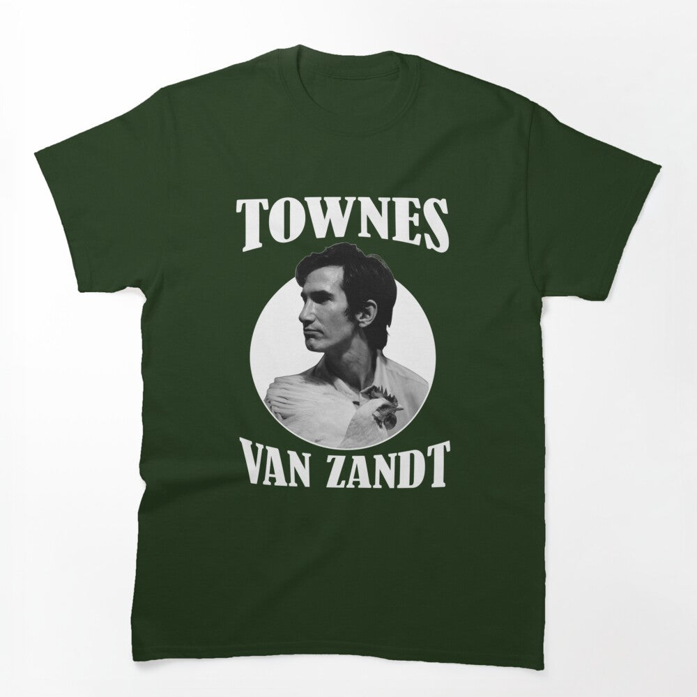 Townes Van Zandt Art 60s Men Women Shirt