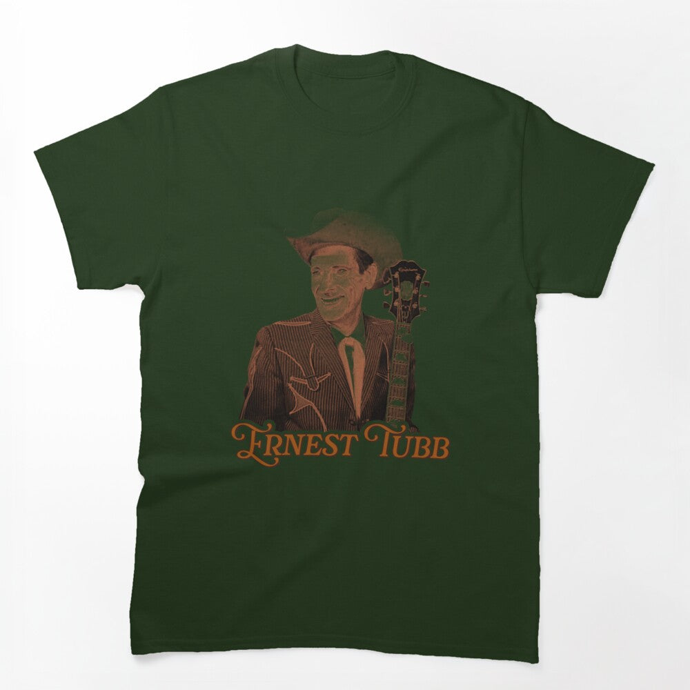 Country Music Ernest Tubb Sepia Country Honky Tonk Tribute Shirt