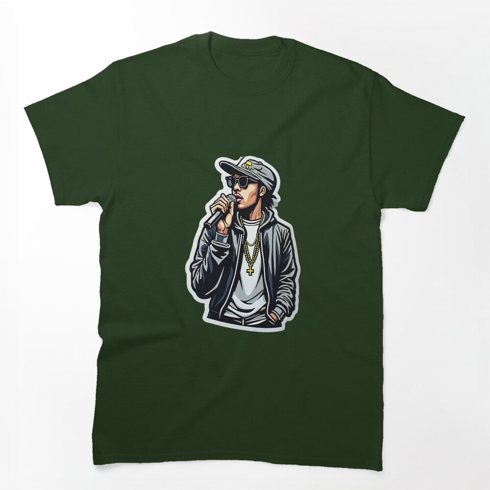 No Mic No Life Hip Hop Freestyle Rap Art Shirt