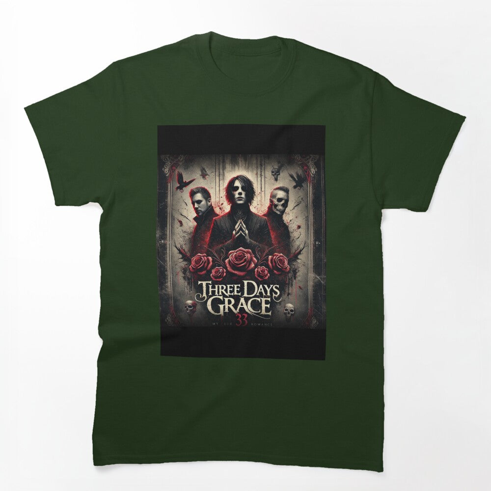 Three Days Grace Gothic Design Shirt