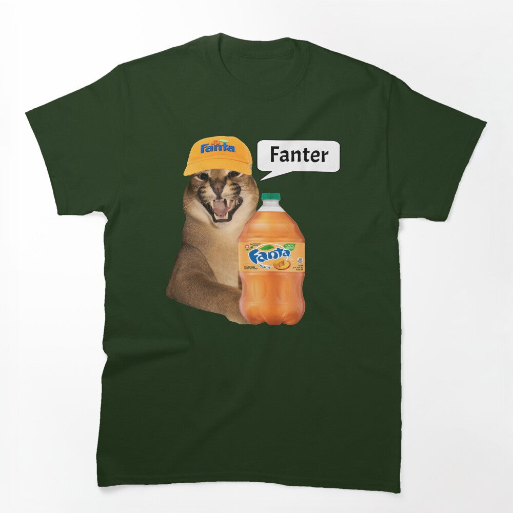 Demotivational Big Floppa Cat Meme Fanter Shirt
