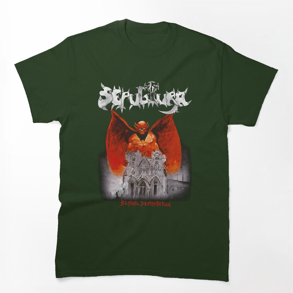 Bestial Devastation Old School Brazillian Metal Shirt