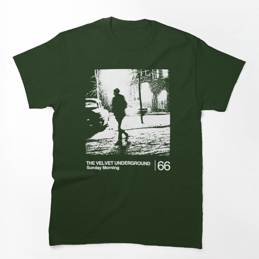 Sunday Morning The Velvet Underground Minimalist Graphic Artwork Shirt