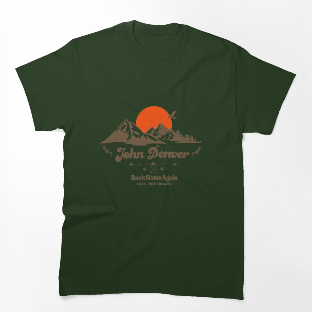 John Denver- Back Home Again Vintage Design Shirt