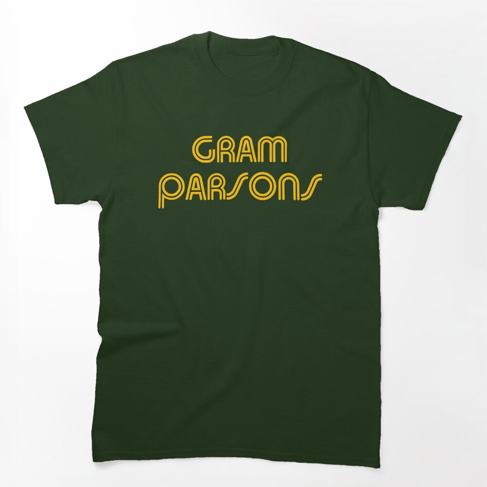 Gram Parsons Outlaw Country Cosmic Type Tribute Shirt