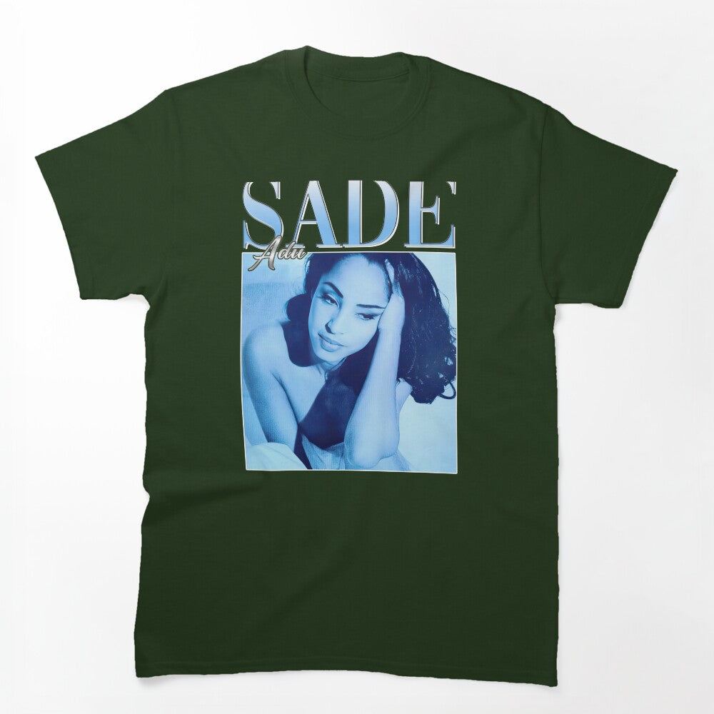 Sade Adu Music Band Jazz Pop Vintage Signature Retro 80s 90s Bootleg Shirt