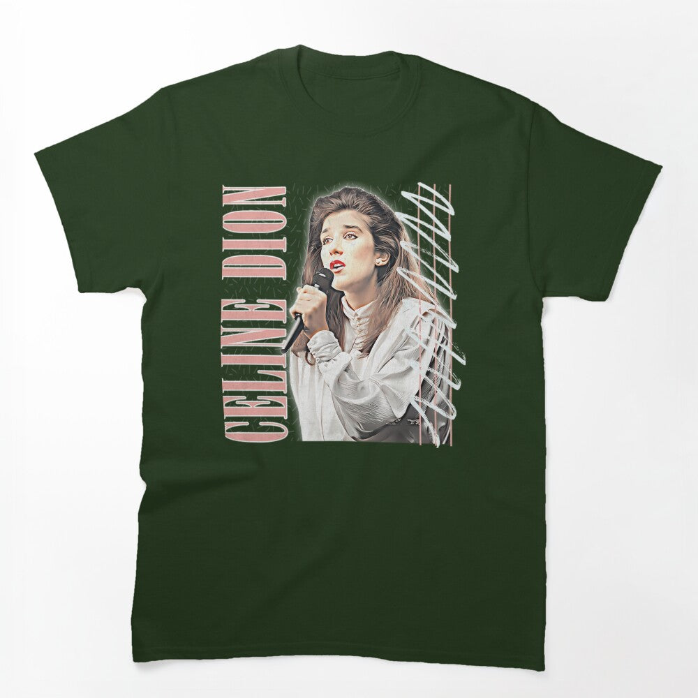 Pop Vocalist Style Portrait Shirt