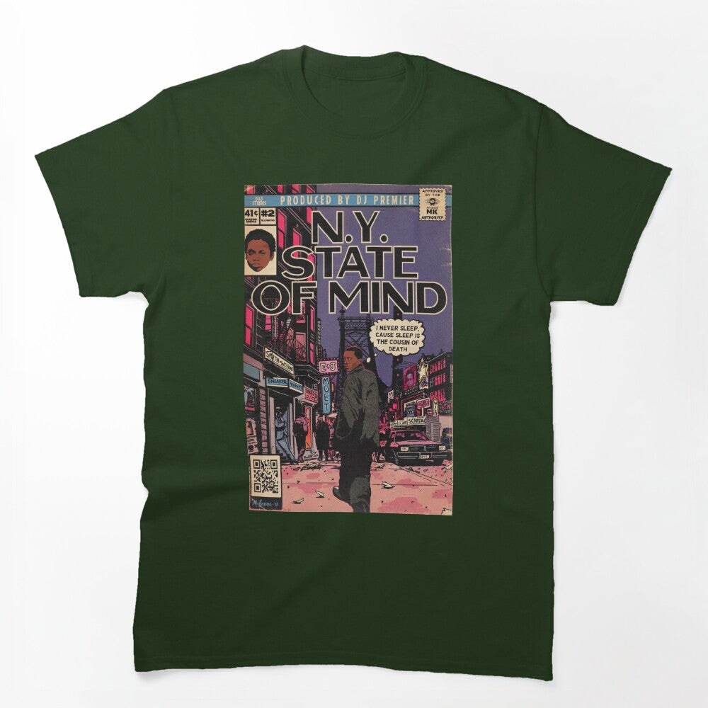Illmatic Album N Y State Of Mind - N Y State Of Mind Album Illmatic Shirt