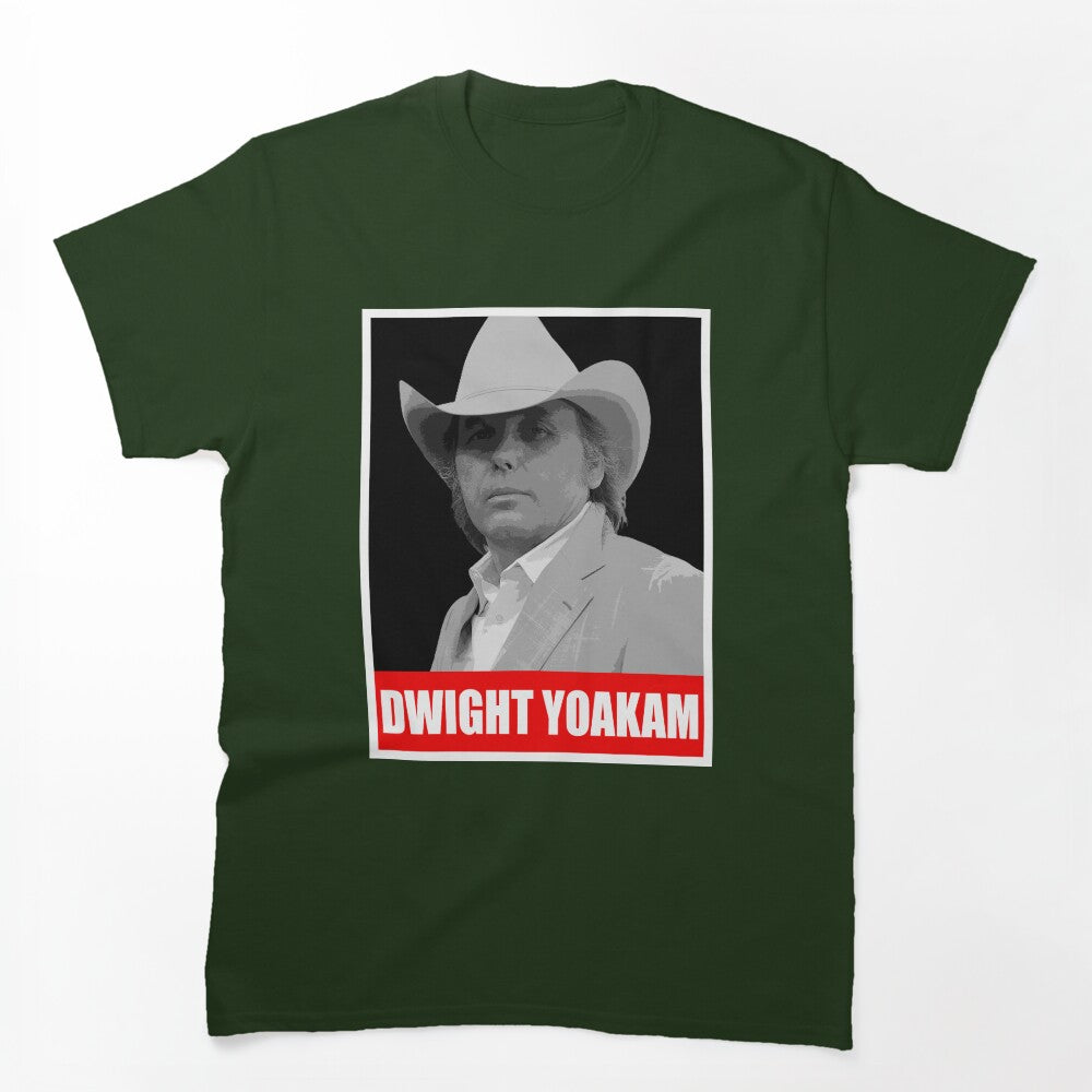 Retro Dwight Yoakam Pop Art Portrait Shirt