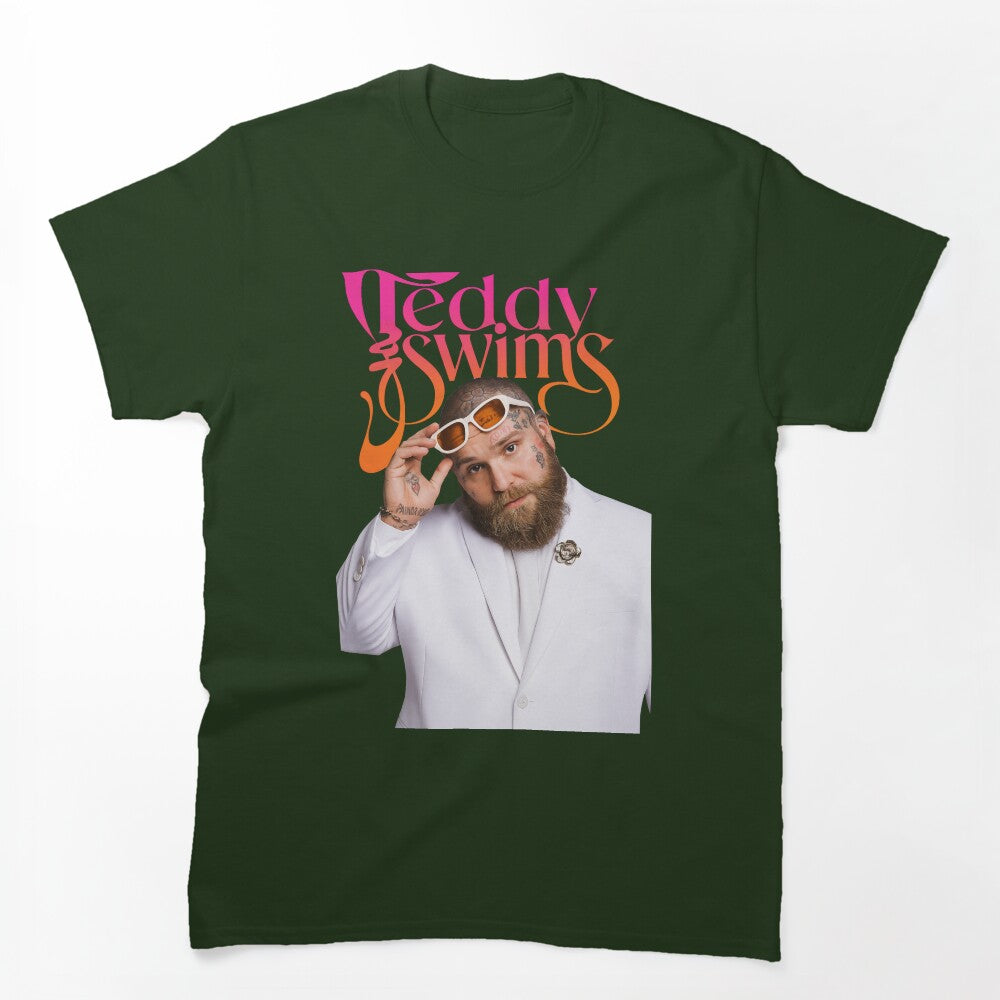 Teddy Swims Retro Soul Artistic Portrait Design Shirt