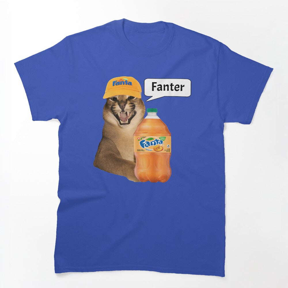 Demotivational Big Floppa Cat Meme Fanter Shirt