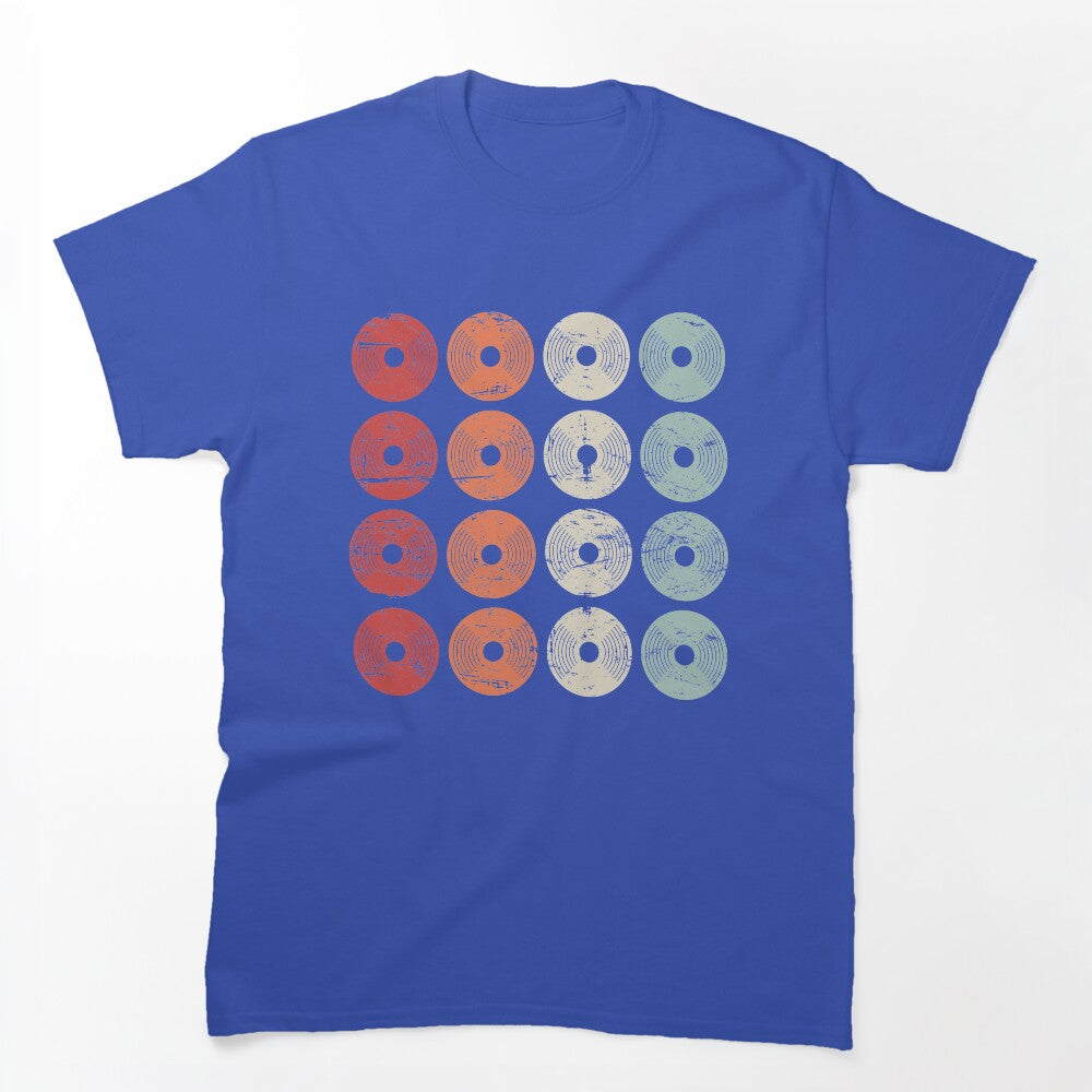 Vintage Distressed Vinyl Records Shirt