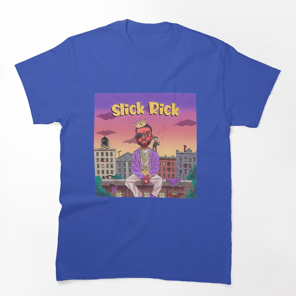 Slick Rick Inspired Single Song Retro Hip Hop Music Design Shirt