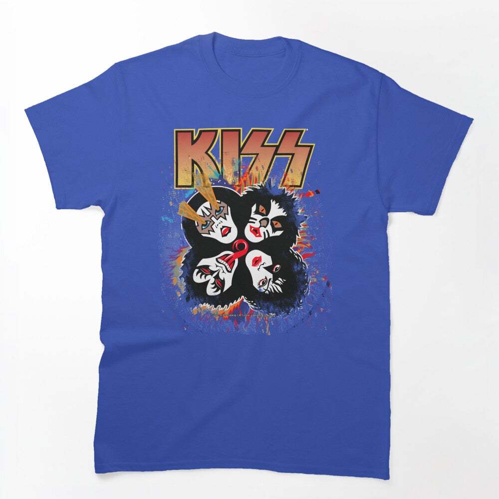 KISS The Band - Rock And Roll Over Splash Logo Shirt
