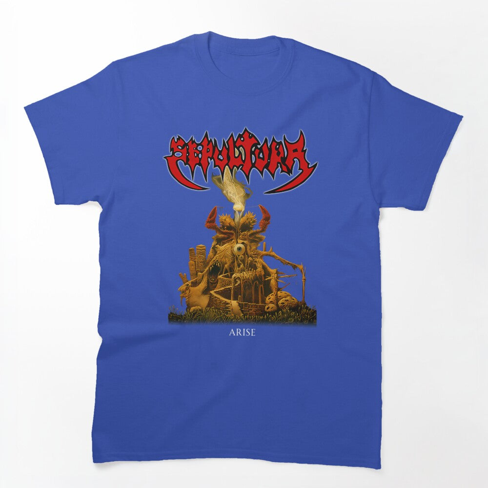 Sepultura Arise Death Thrash Metal Fantasy Citadel Shirt