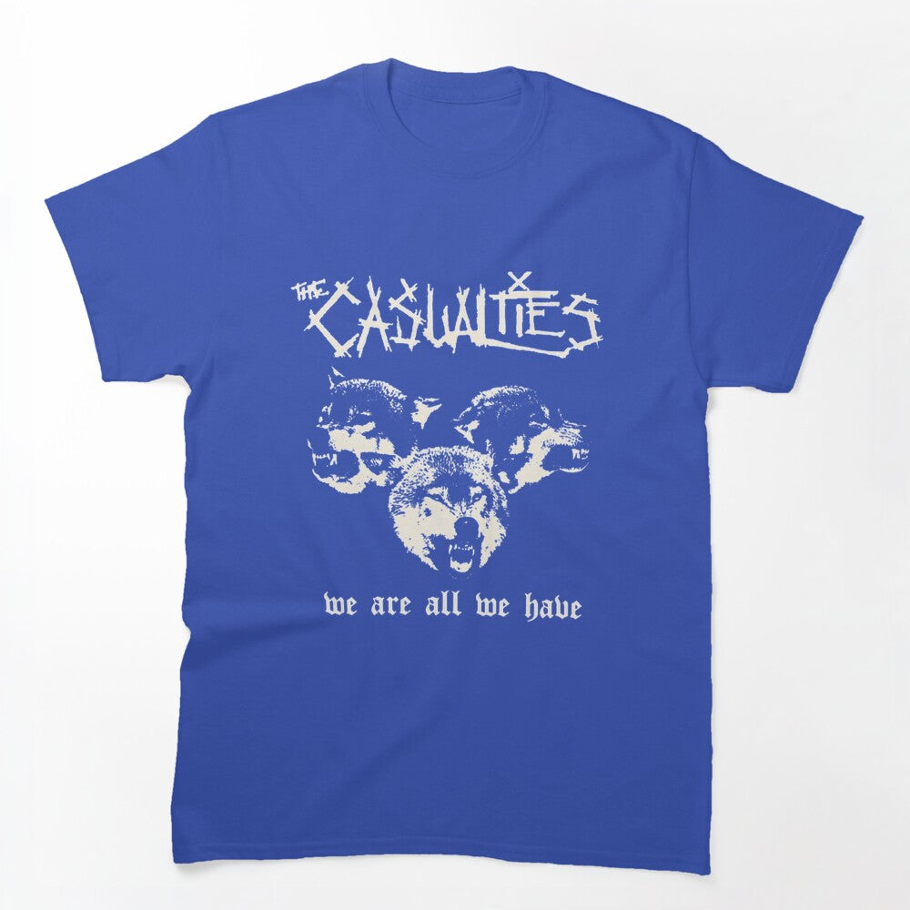 The Casualties Punk Rock Band Inspired Graphic Design Shirt