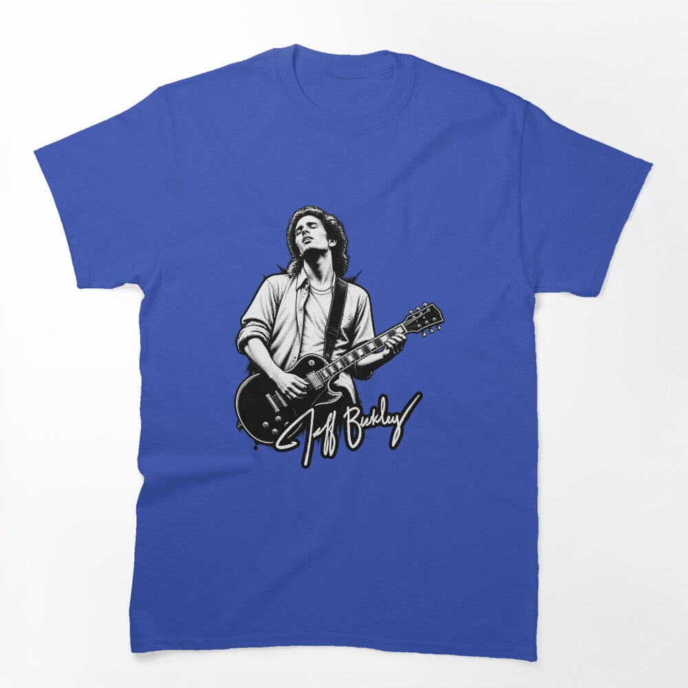 Jeff Buckley Tribute Design Featuring Iconic Musician Artwork Shirt