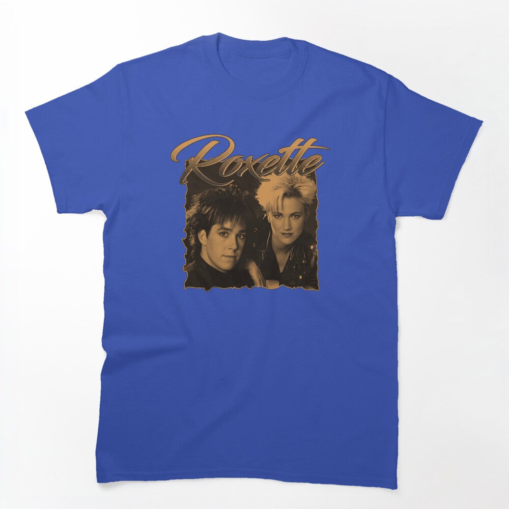 80s Hair Metal Rock Band Glam Rock Retro Duo Portrait Shirt