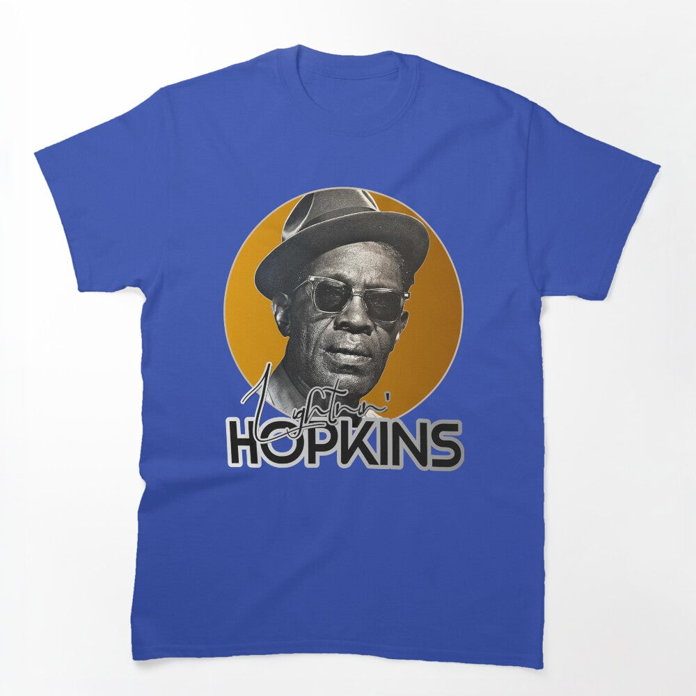 Retro Lightnin Hopkins Gold Tribute Shirt