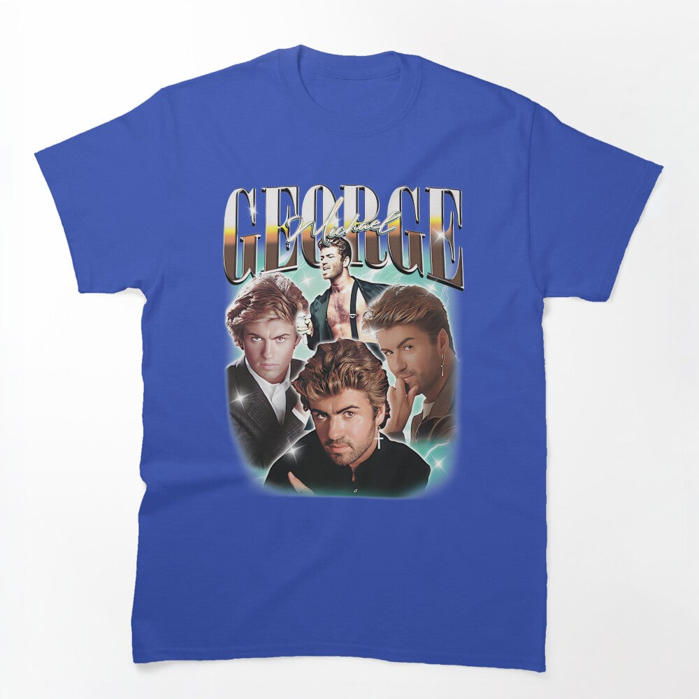 George Michael Bootleg Vintage 90S Retro Music Icon Graphic Shirt