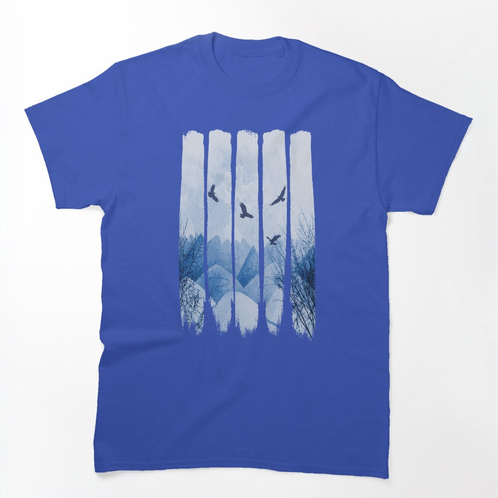 Eagles Mountains Grunge Landscape Shirt