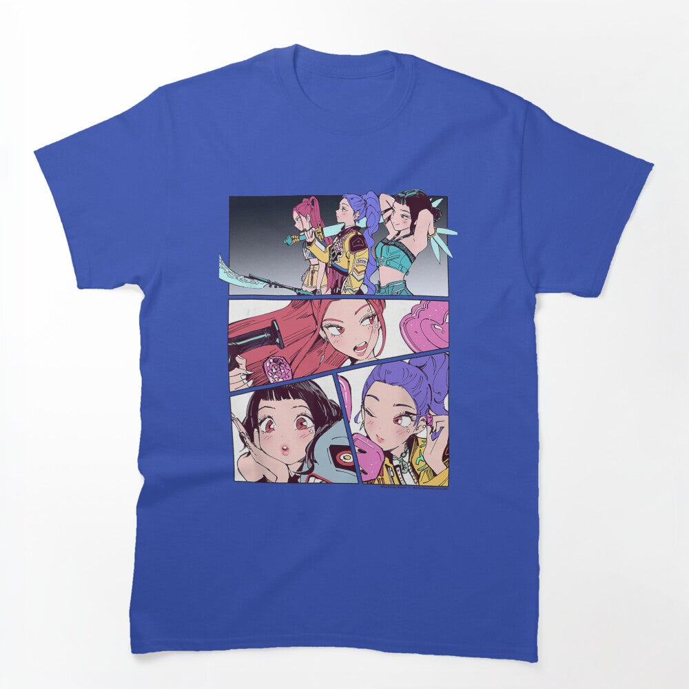 Kpop Demon Hunters Huntrix Manhwa Panels Shirt