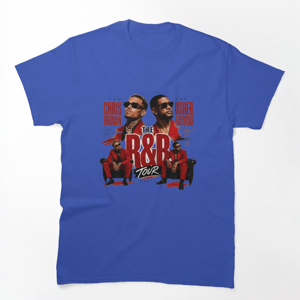 Chris Brown Usher R&B Tour Shirt
