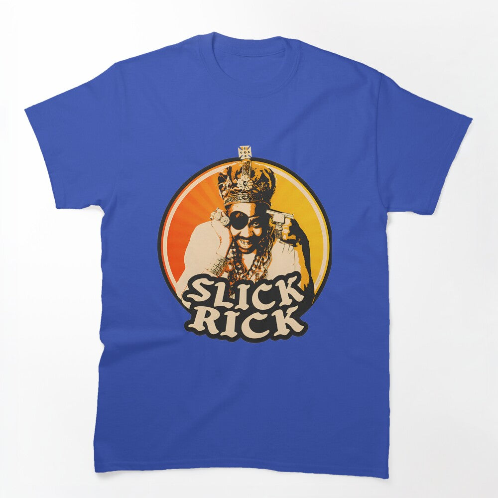 Slick Rick Crown Vintage Old School Hip Hop Inspired Design Shirt