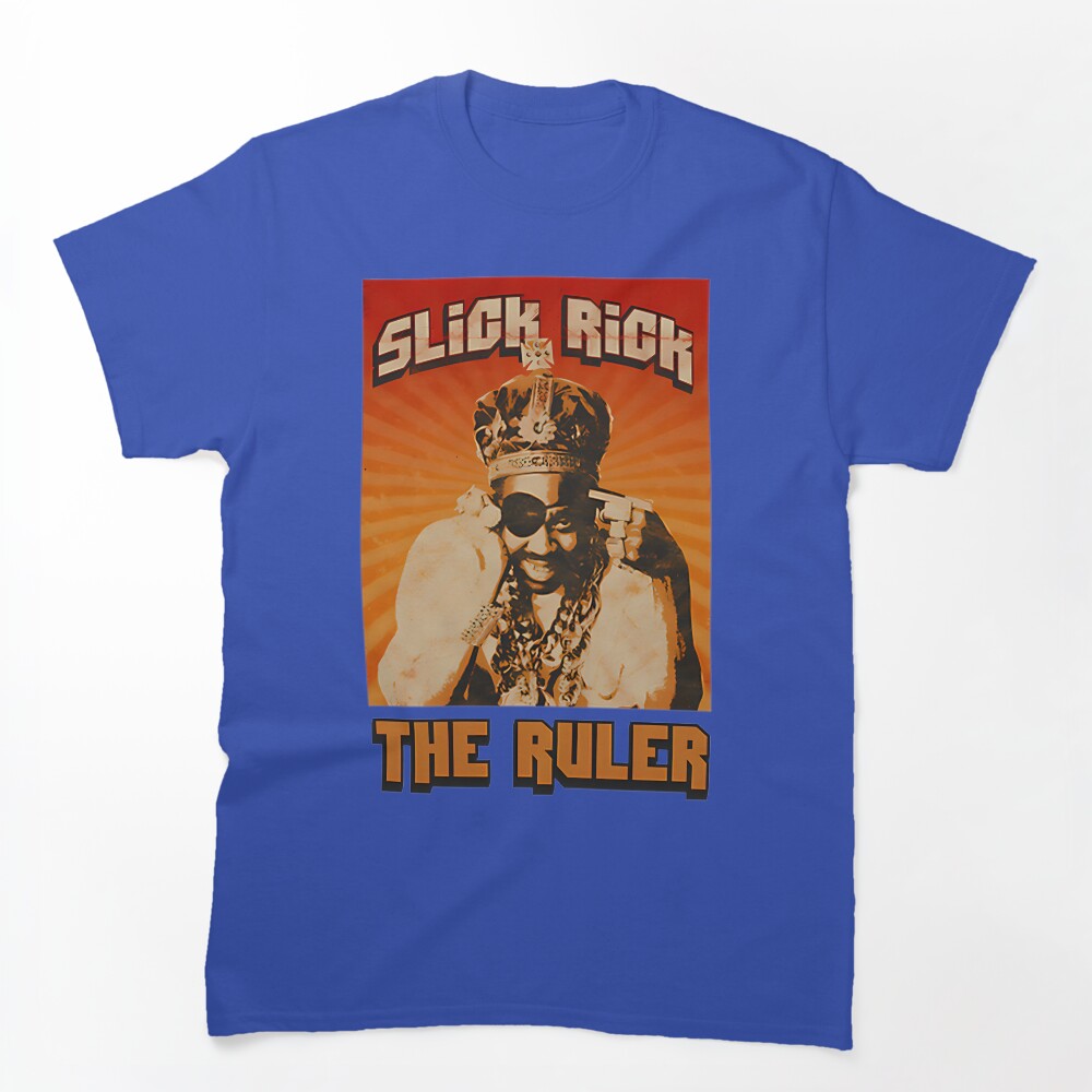 Slick Rick Old School Vintage Hip Hop Graphic Design Shirt