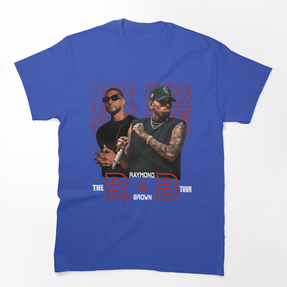 Usher Chris Brown 2026 R&B Tour Design Shirt