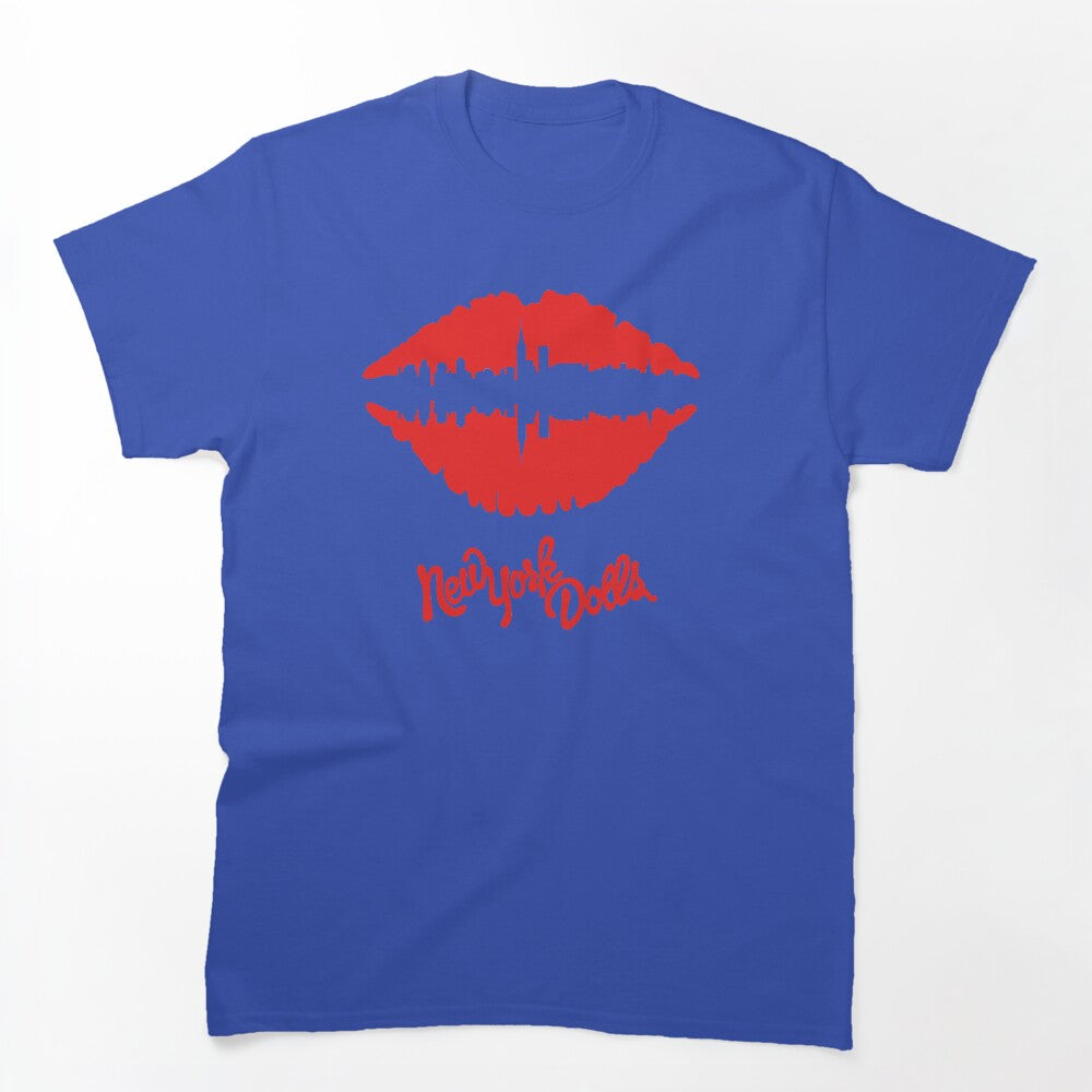 New York Dolls Lips Red Shirt
