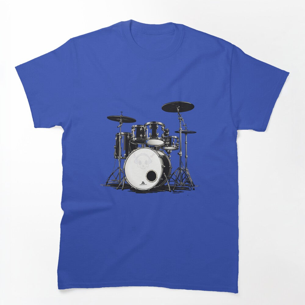 Visual Impact Drums In The Digital World Beyond The Musical Stage Shirt
