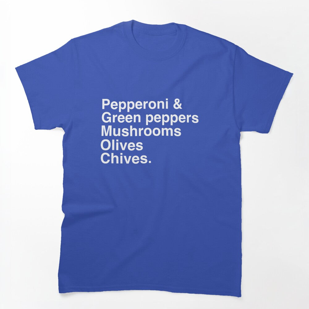 Pepperoni And Green Peppers Shirt