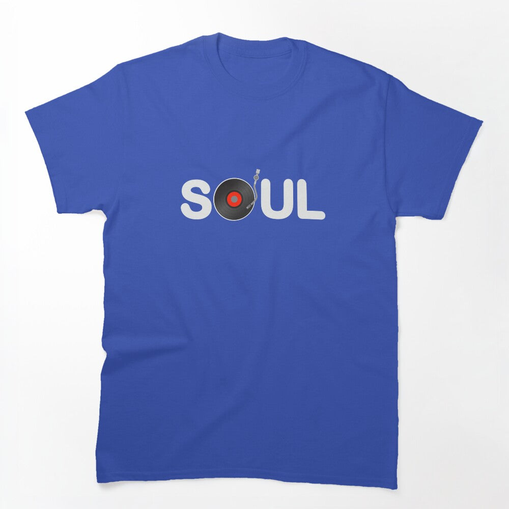 SOUL MUSIC Vinyl Turntable Design Shirt