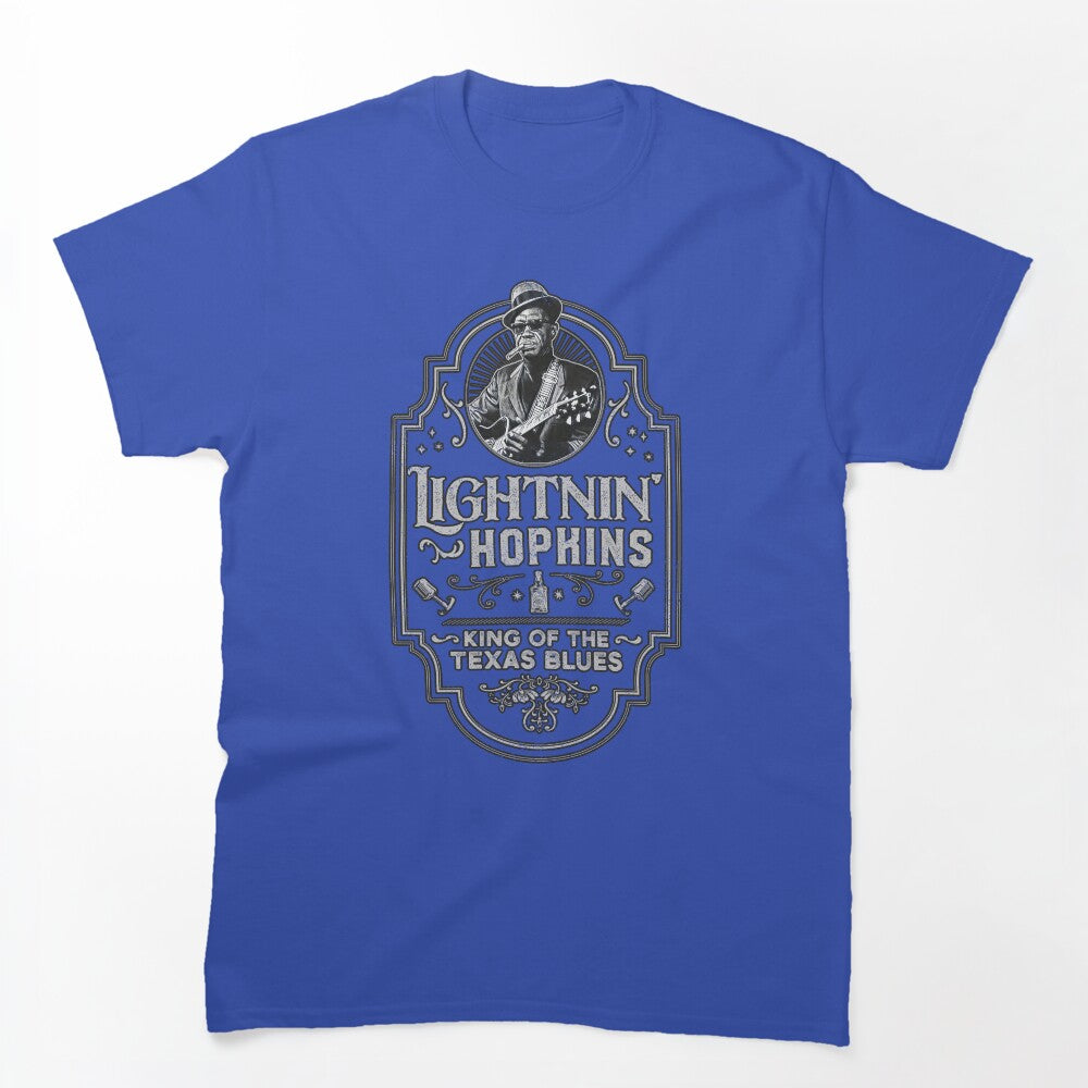 Lightnin Hopkins - King Of Texas Blues - Tribute Shirt