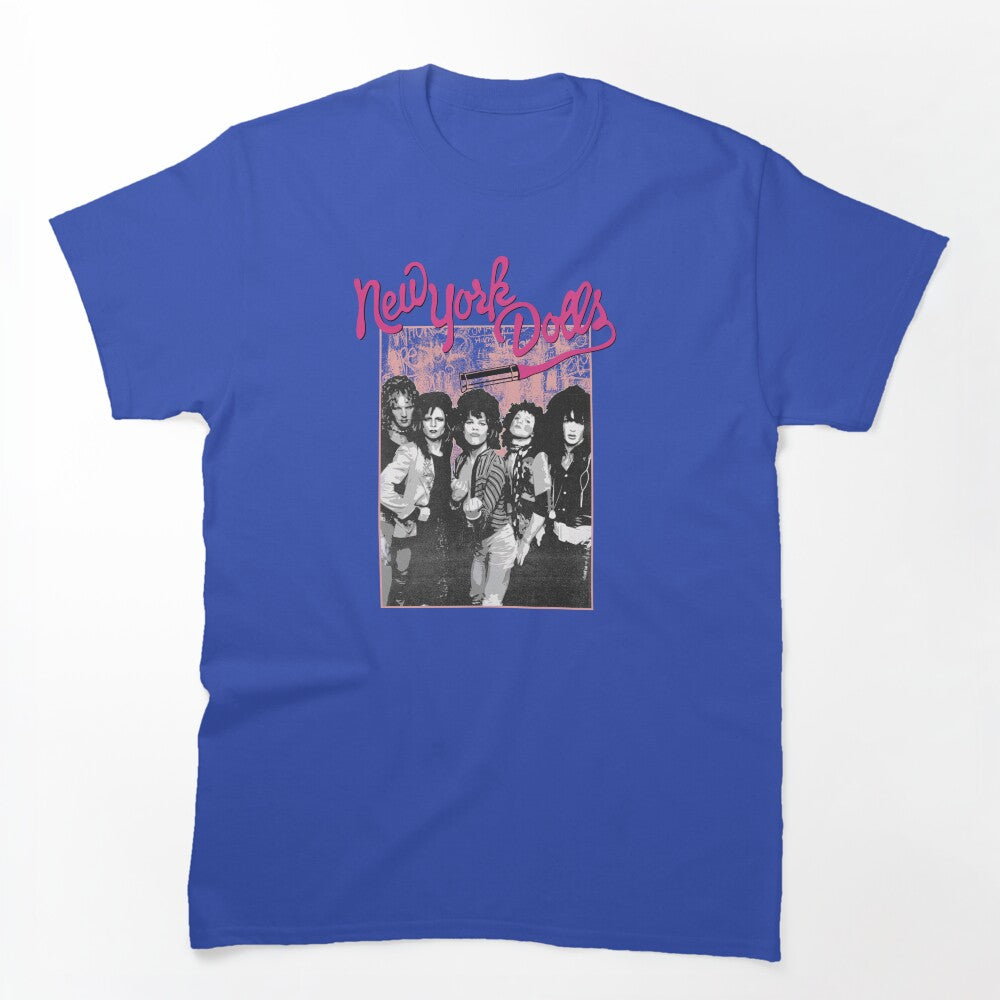 New York Dolls - Pink Graffiti Shirt