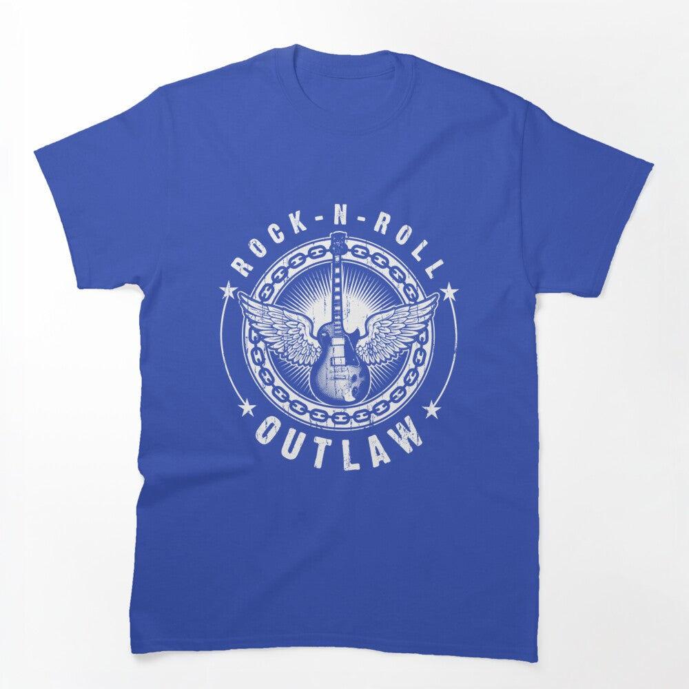 Rock N Roll Music T-ShirtRock - N - Roll Outlaw Shirt