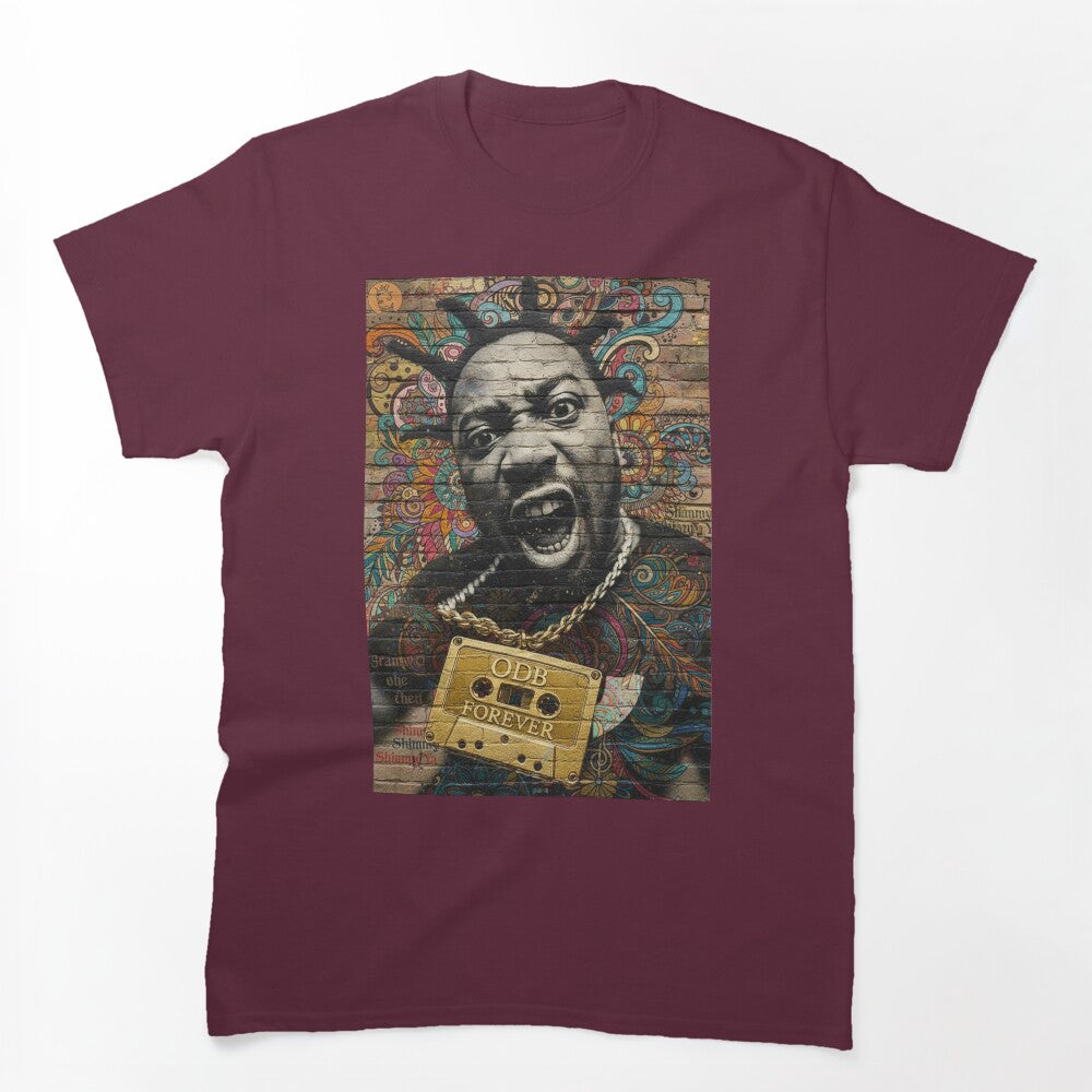 ODB Forever Street Art Mural Ol Dirty Bastard Fan Art Tribute Shirt