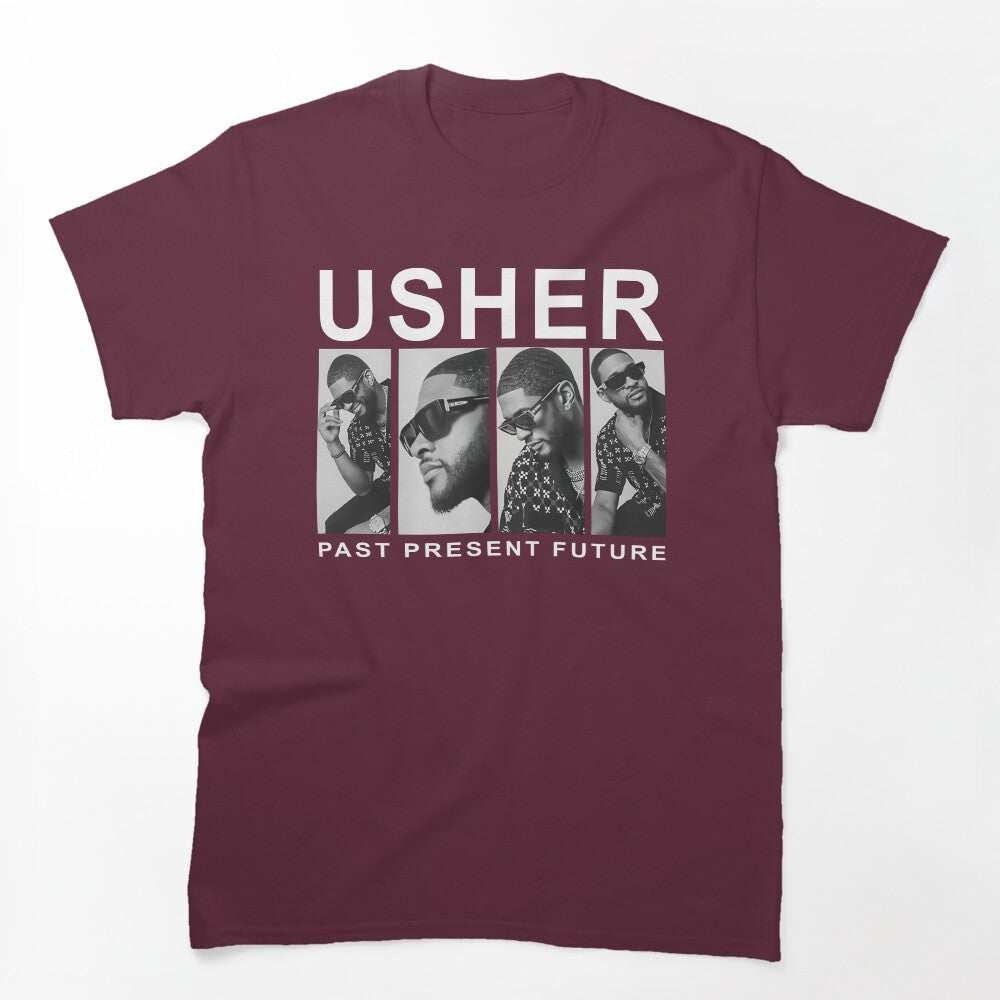 New Usher Past Present Future Tour Shirt