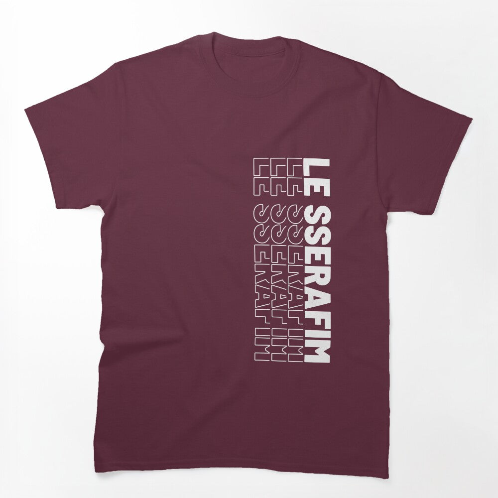 LE SSERAFIM Typography Shirt