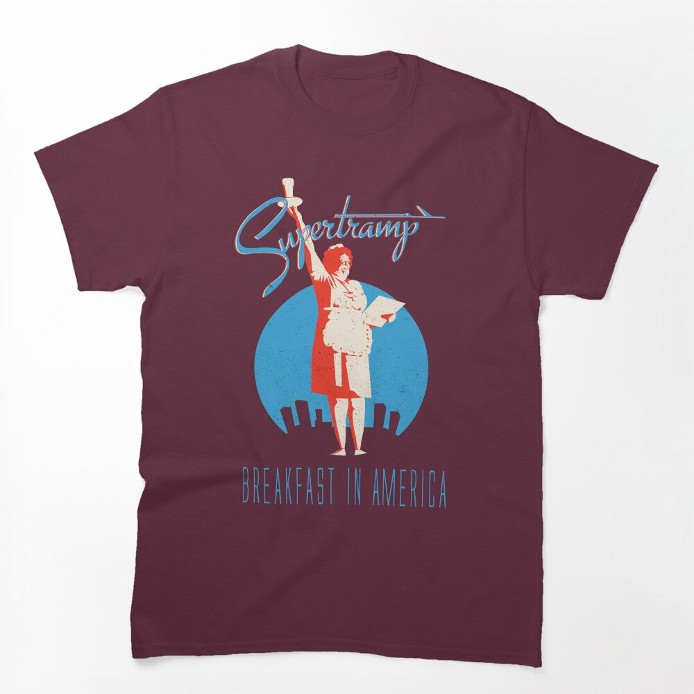 Supertramp Breakfast In America Clear Shirt