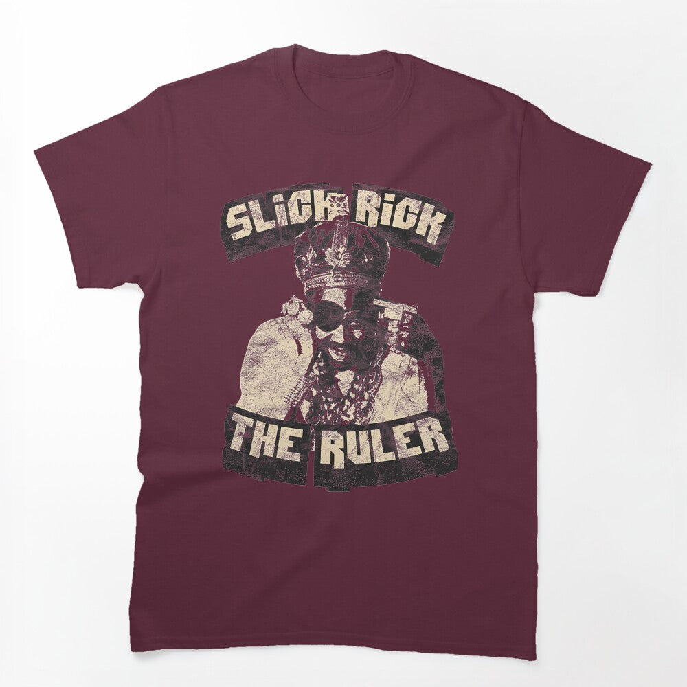 Slick Rick Old School Hip Hop Rap Legend Artwork Shirt