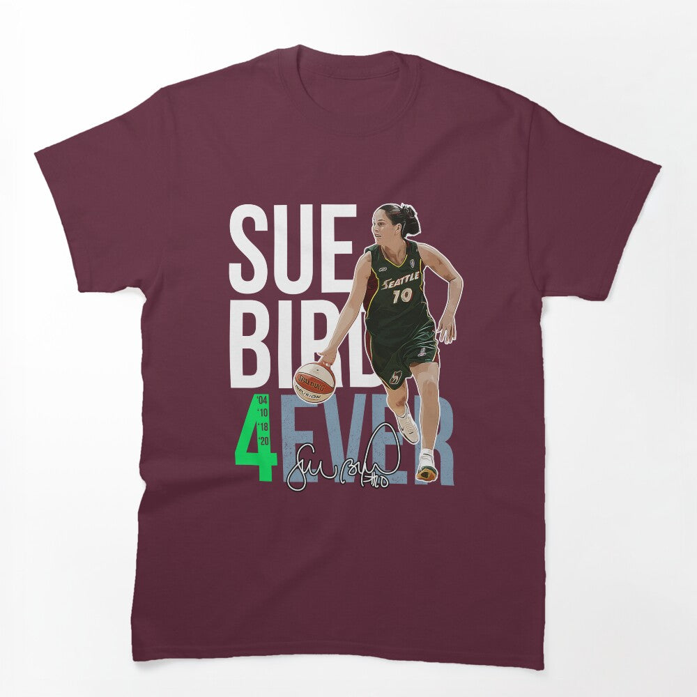 Sue Bird 4ever Legend Basketball 3000 Assists Signature Vintage Retro Shirt