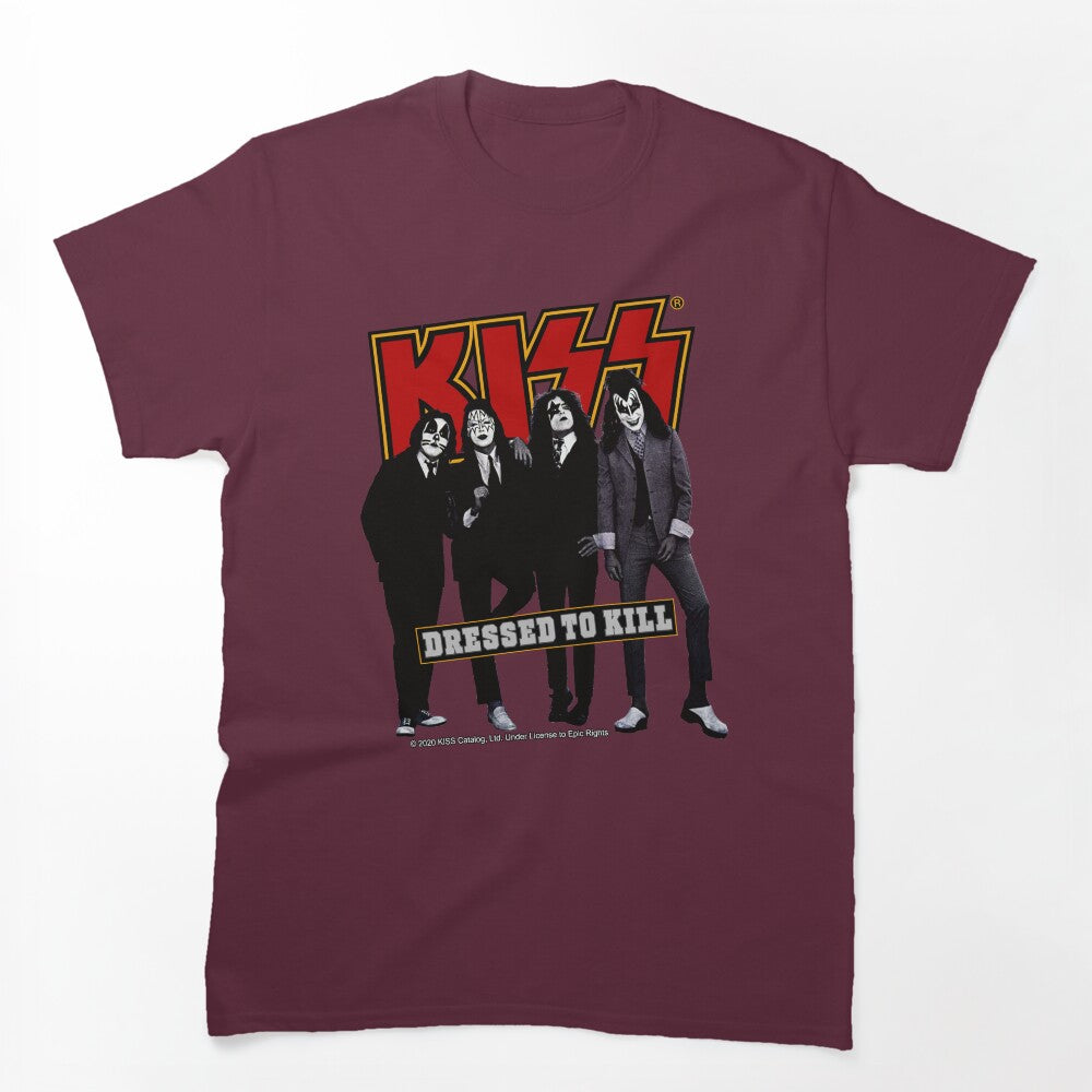 KISS The Band - Dressed To Kill In Red Shirt