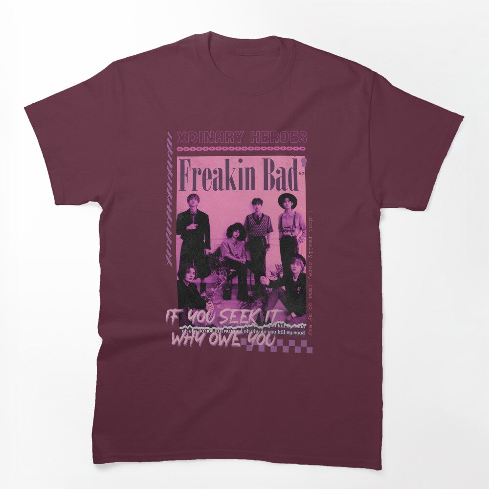 Xdinary Heroes Freakin Bad Band Shirt