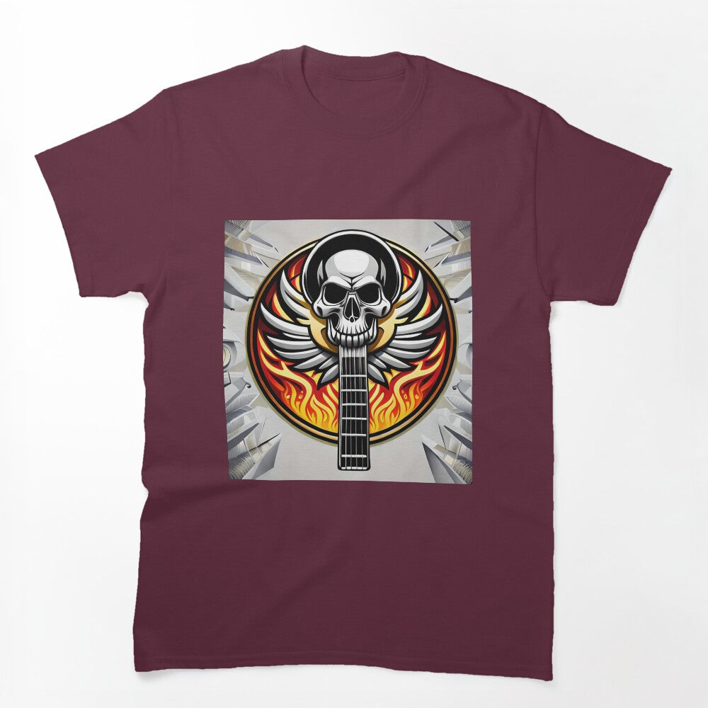 Heavy Metal Skull Guitar Metal Skull 5 Shirt