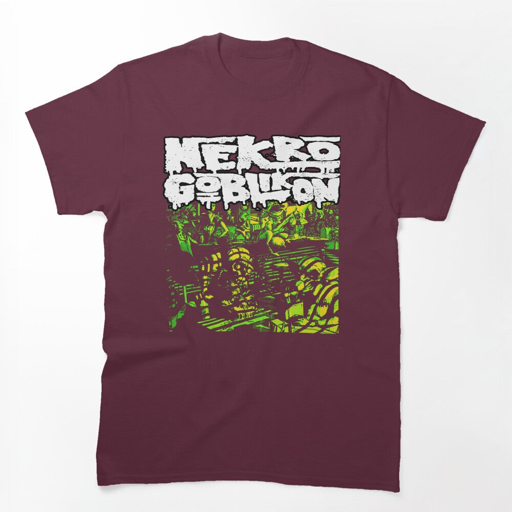 White Typography Band Metal Music Shirt