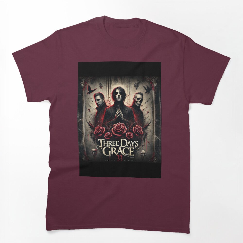 Three Days Grace Gothic Design Shirt
